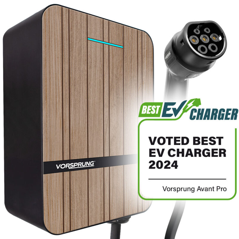 BestEVCharger - Best EV Charger Award - Vorsprung AvantPro