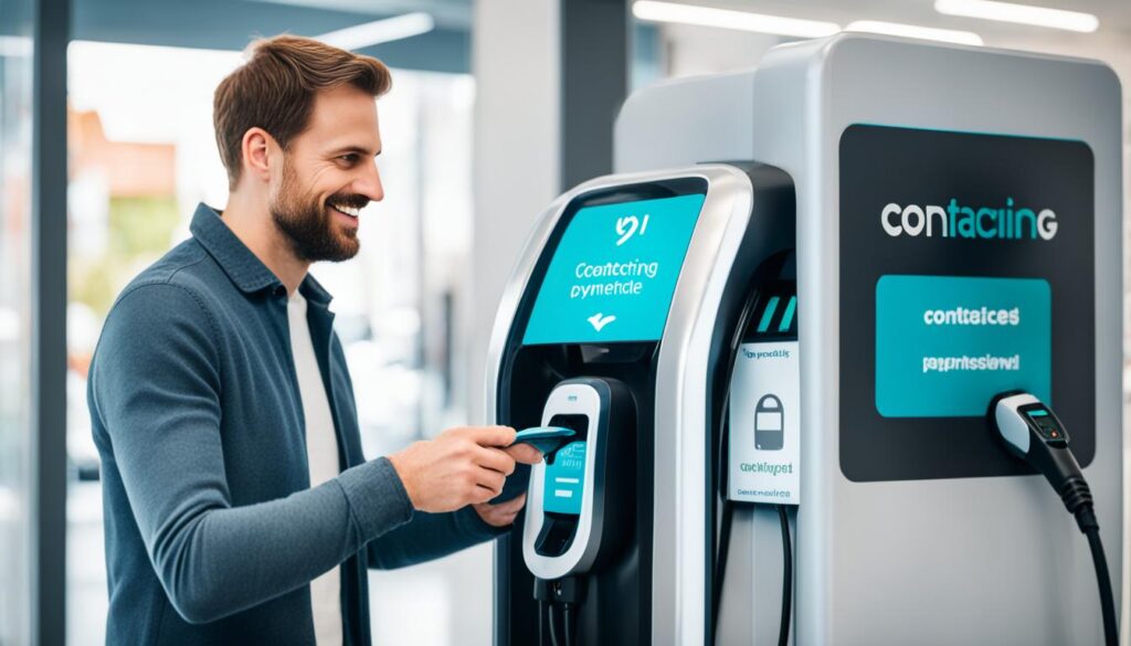 Contactless Payment for Electric Car Charging