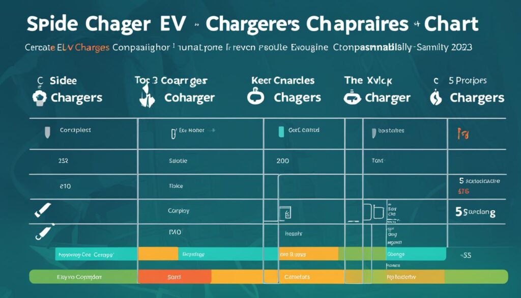 EV charger comparison chart