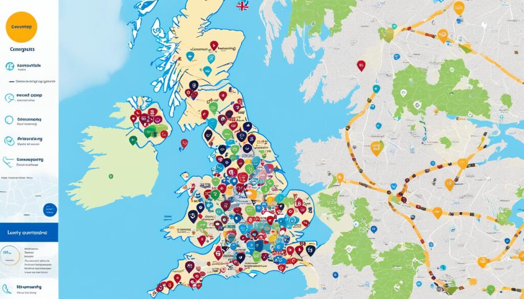 EV charging networks in the UK