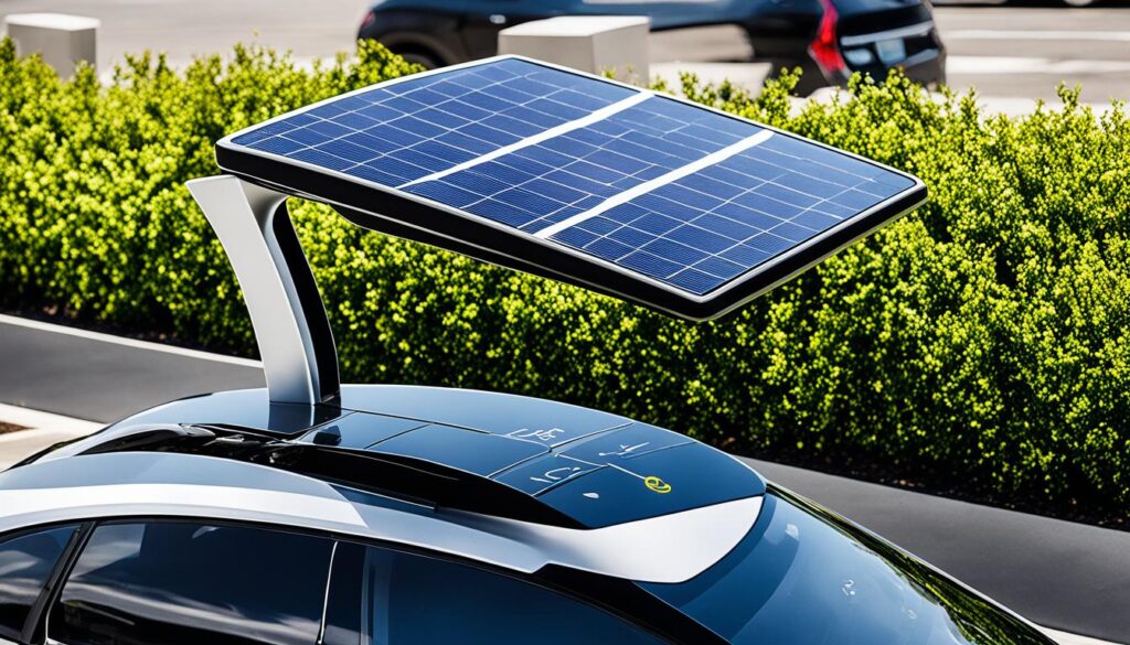 Eco-friendly solar car charger