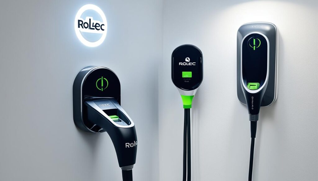 Rolec electric car charger efficiency in a home setting