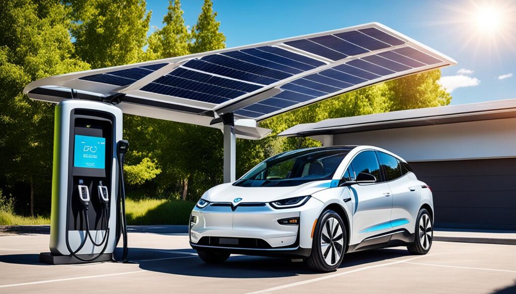 Solar Energy Integration with EV Charging