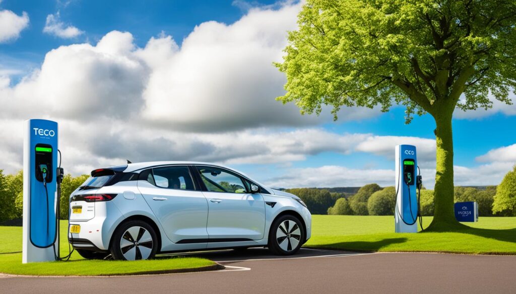 Tesco Electric Car Charging Point