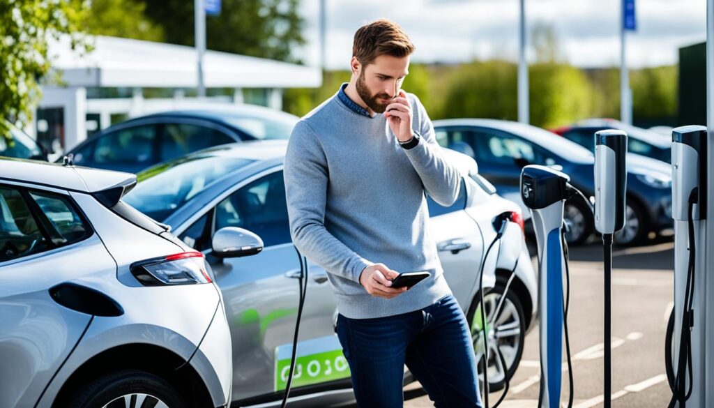 Tesco Electric Car Charging Process