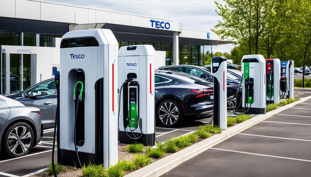 Tesco Electric Vehicle Charging Station