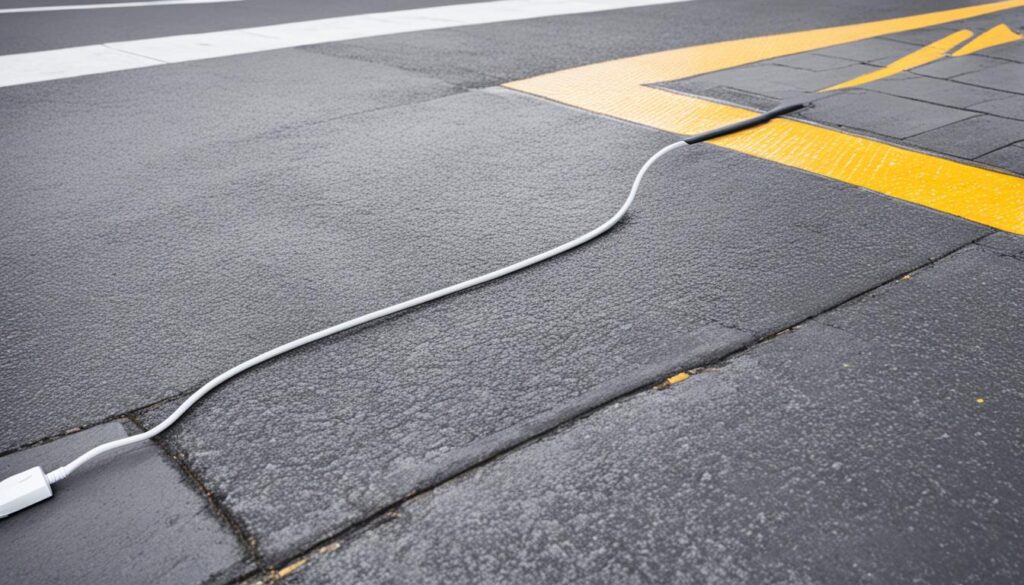 best practices for EV charging across pavement