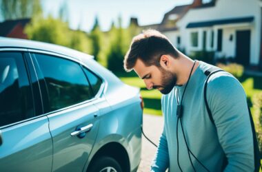 charging a car battery overnight