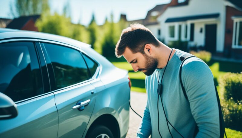 charging a car battery overnight