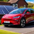 solar panels to charge electric car uk