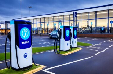 tesco electric car charging points