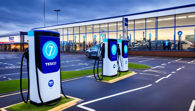 tesco electric car charging points